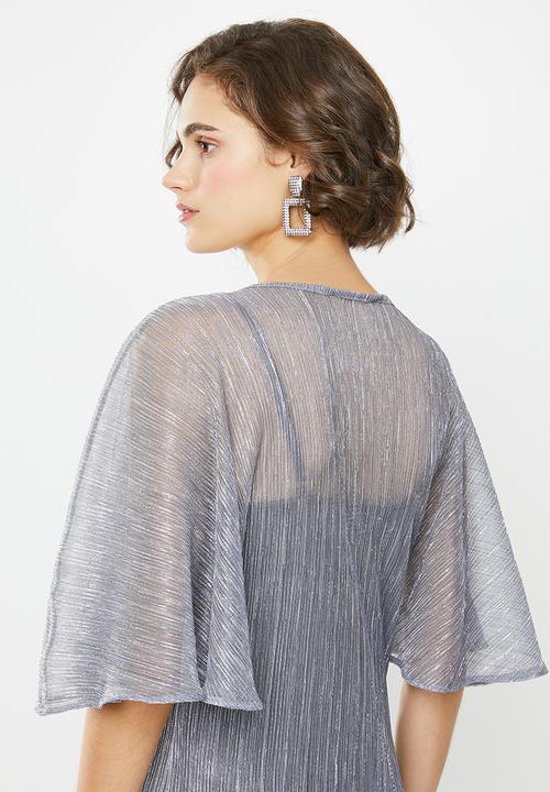 Superbalist - Wide sleeve mini dress - silver