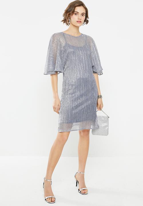 Superbalist - Wide sleeve mini dress - silver