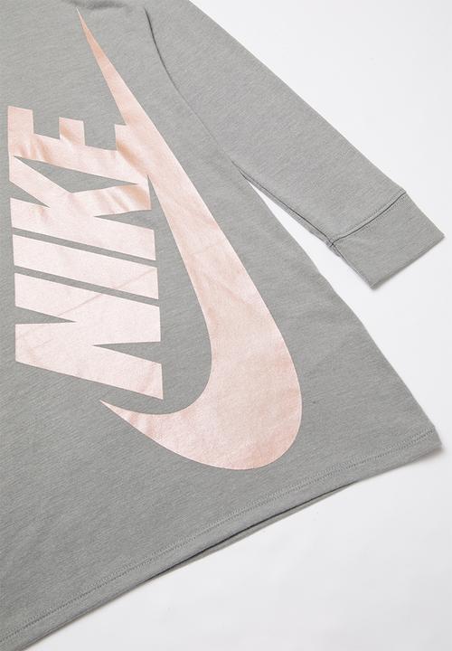 Nike - Nike girls futura pullover dress - grey
