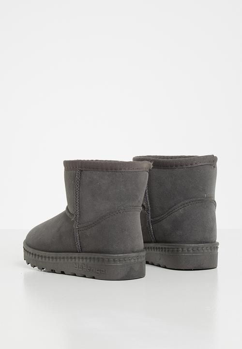 Pop Candy - Faux suede boot - grey