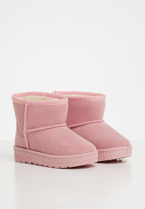 Pop Candy - Faux suede boot - pink