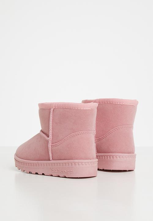 Pop Candy - Faux suede boot - pink