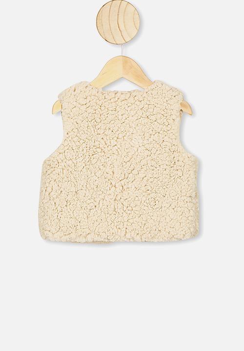 Cotton On - Alex vest - dark vanilla