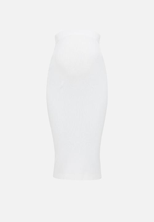 Glamorous - Maternity pencil skirt - white