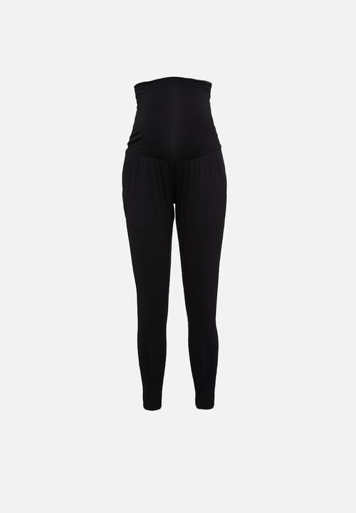edit Maternity - maternity relaxed knit pant - black