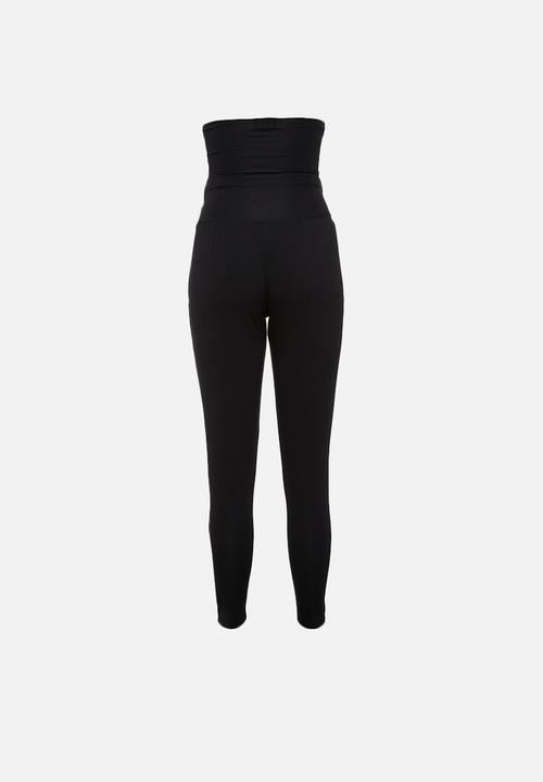 edit Maternity - maternity relaxed knit pant - black