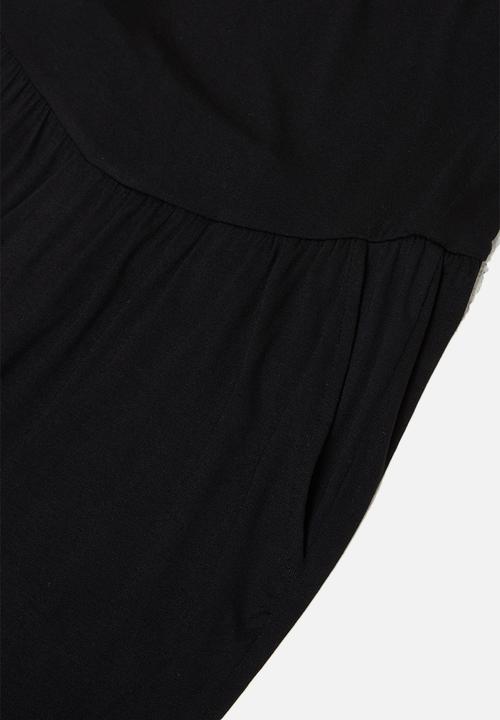 edit Maternity - maternity relaxed knit pant - black