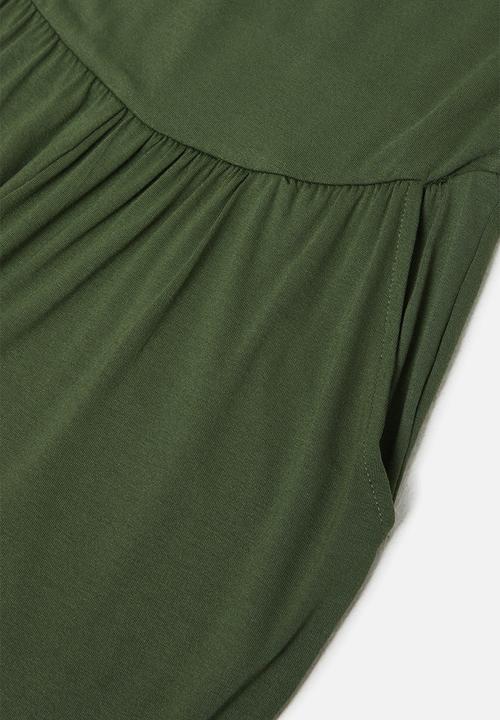 edit Maternity - maternity relaxed knit pant - khaki