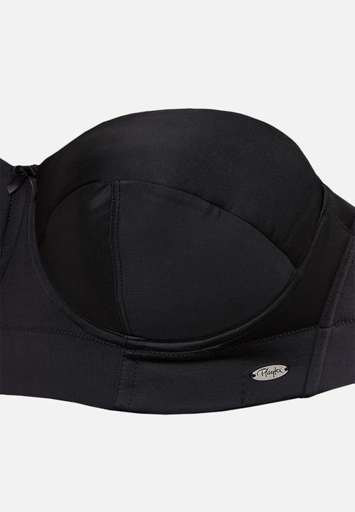 Playtex - Multiway longline strapless bra - black