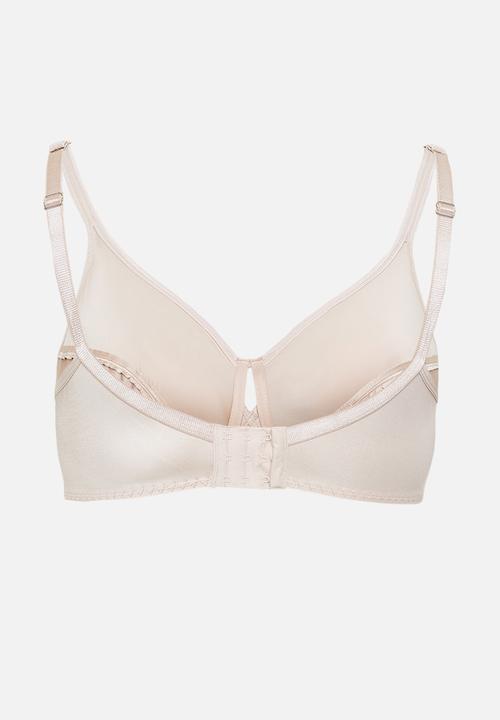 Playtex - Shimmer twin pack bra extended - black & neutral