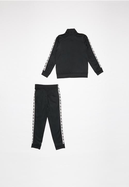 Nike - Nike boys Nike block taping tric set - black & white 