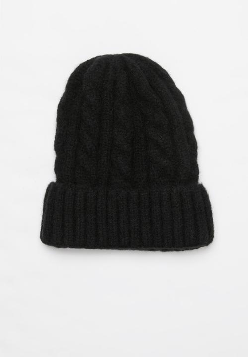 Superbalist - Fine knit beanie - black