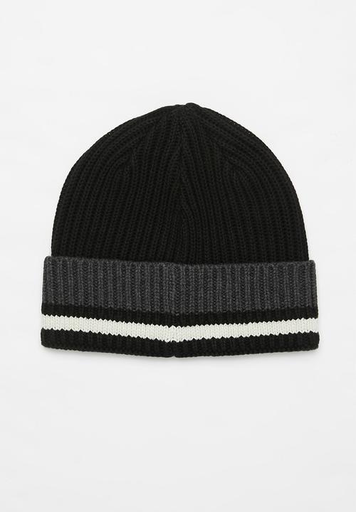 POLO - Earl stripe ribbed beanie - multi