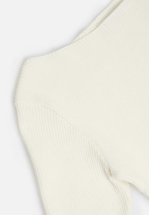Glamorous - Petite high neck jumper - off white