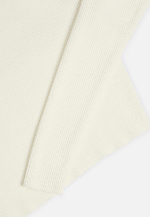 Glamorous - Petite high neck jumper - off white