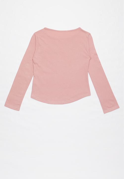 Rebel Republic - Girls printed tee - pink
