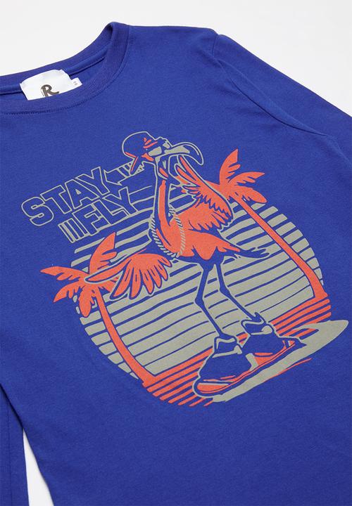 Rebel Republic - Boys printed tee - blue