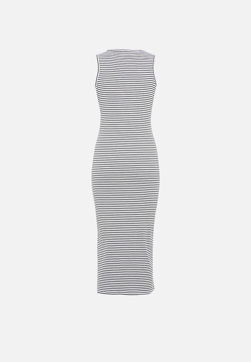 Cotton On - Maternity Henley maxi dress lulu stripes - charcoal & white 