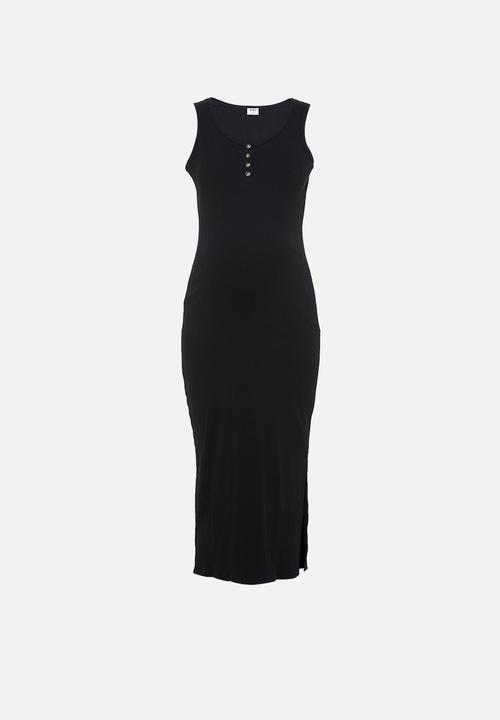 Cotton On - Maternity Henley maxi dress - black