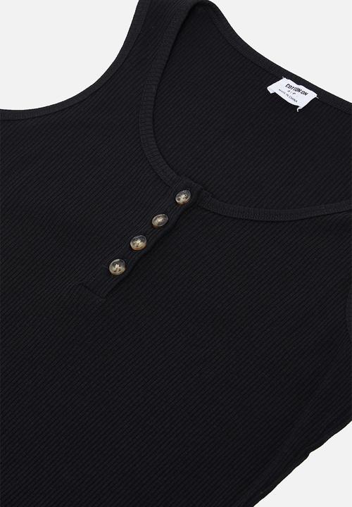 Cotton On - Maternity Henley maxi dress - black