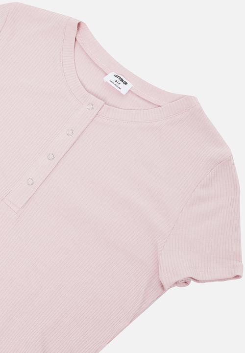 Cotton On - Maternity rouched short sleeve dress - lilac