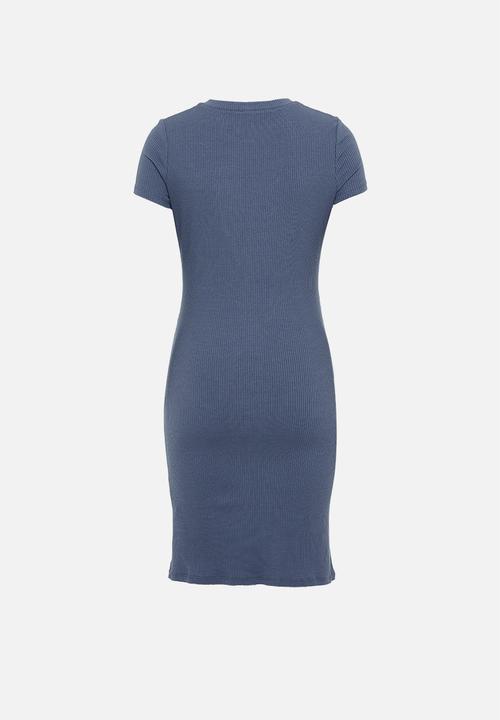 Cotton On - Maternity rouched short sleeve dress - grisaille 