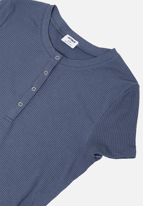 Cotton On - Maternity rouched short sleeve dress - grisaille 
