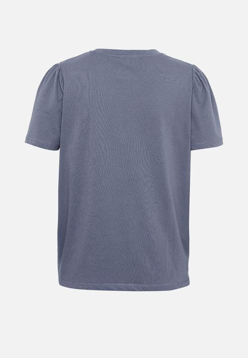 Cotton On - Maternity puff sleeve short sleeve top - folkstone grey