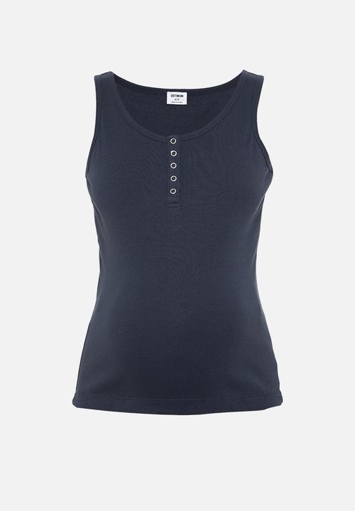Cotton On - Maternity front placket singlet - navy