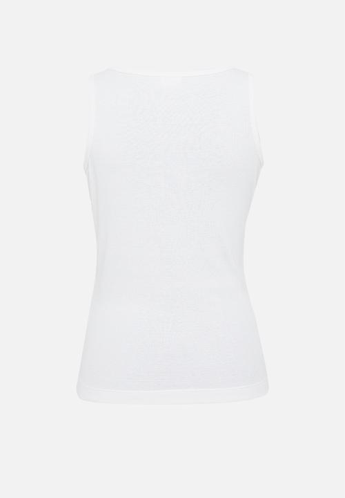 Cotton On - Maternity front placket singlet - white 