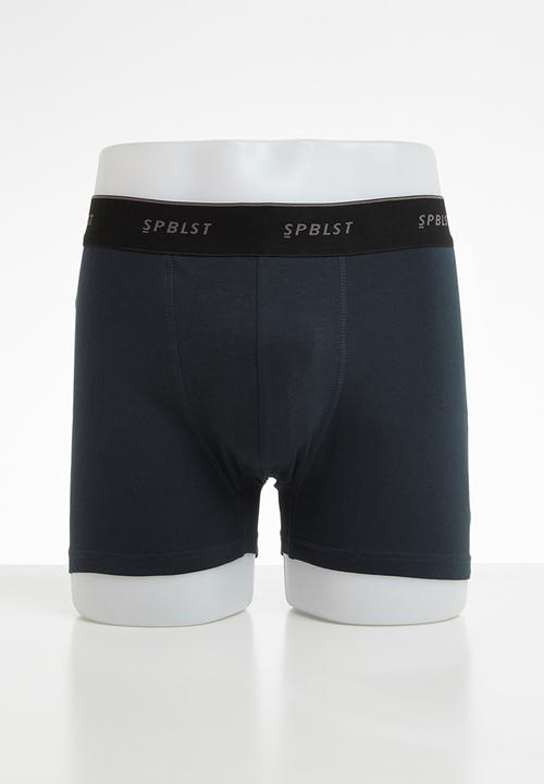 Superbalist - 2-Pack Tex boxer briefs - grey & navy