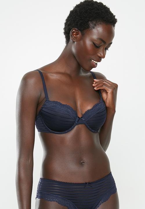 DORINA - Ida T-shirt bra - navy & white 