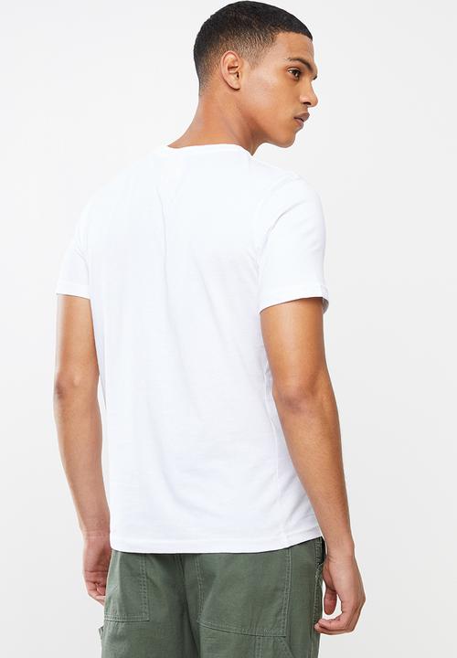 KAPPA - Authentic slim tee - white & black