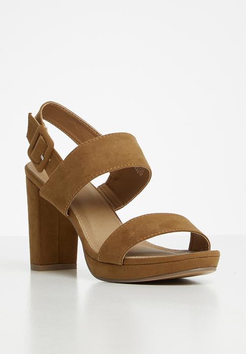 Cotton On - Carnelian platform - tan