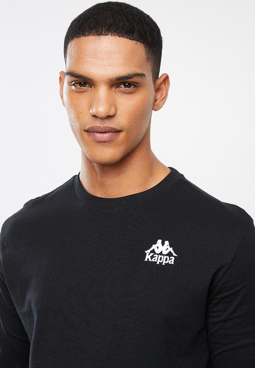 KAPPA - Authentic crew sweat top - black & white