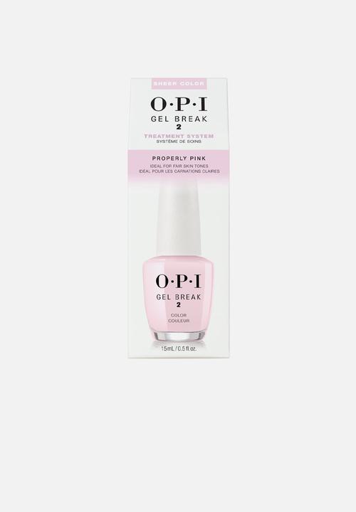 OPI - Gelbreak - Properly Pink