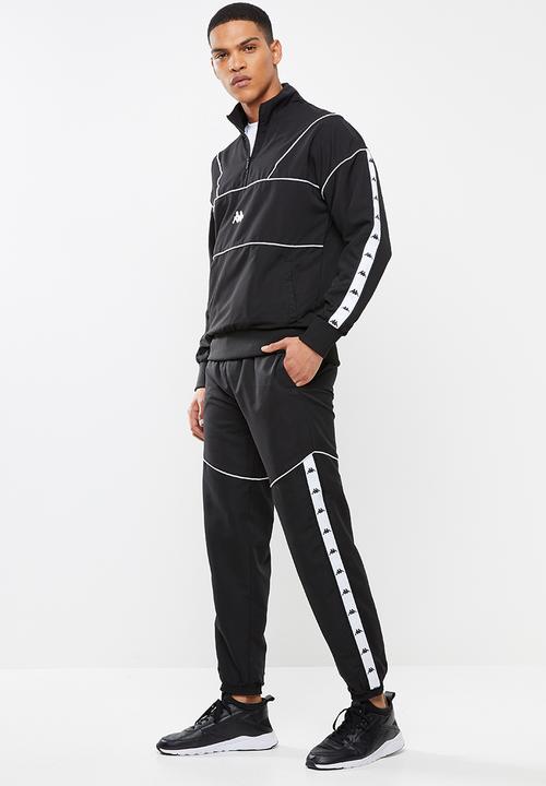 KAPPA - Authentic talut track pant - black & white