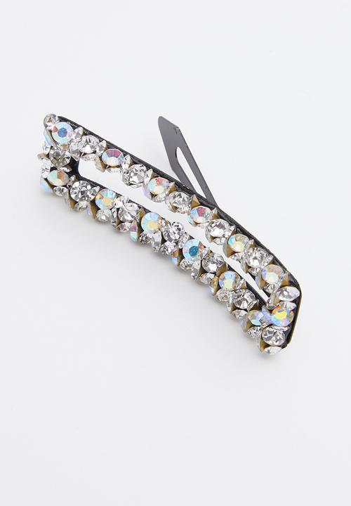 Superbalist - Rectangle  hair silde - silver