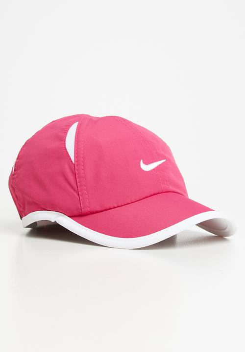 Nike - Nab drifit feather lt cap - pink & white 