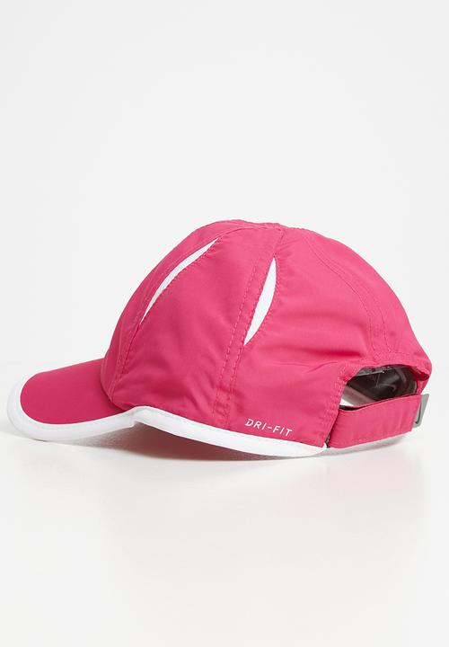 Nike - Nab drifit feather lt cap - pink & white 