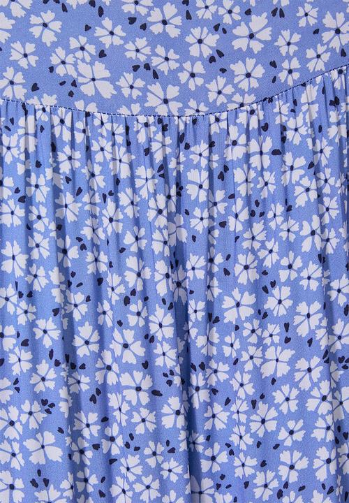 Superbalist - Maxi tiered dress - blue & white 