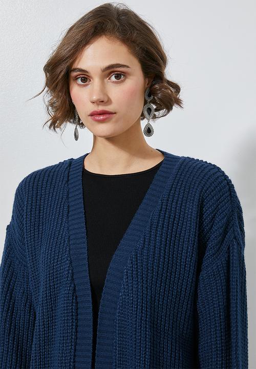 Superbalist - Chunky knit cardi - navy