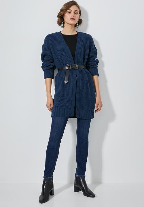 Superbalist - Chunky knit cardi - navy