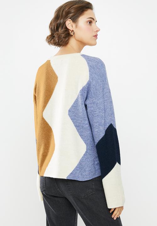 Vero Moda - Ranna block blouse - multi 