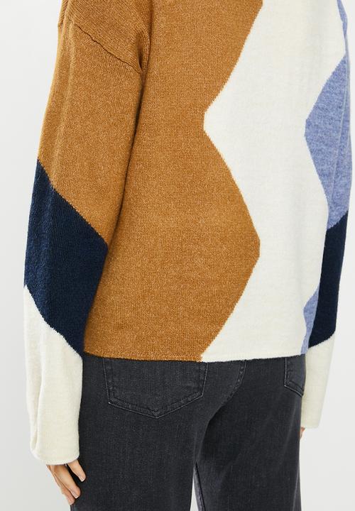 Vero Moda - Ranna block blouse - multi 