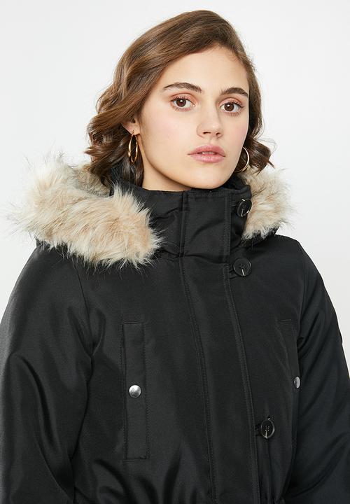 Vero Moda - Excursion expedition 3/4 parka - black