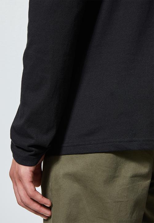 Superbalist - Plain roll neck 2 Pack tees - black & rust