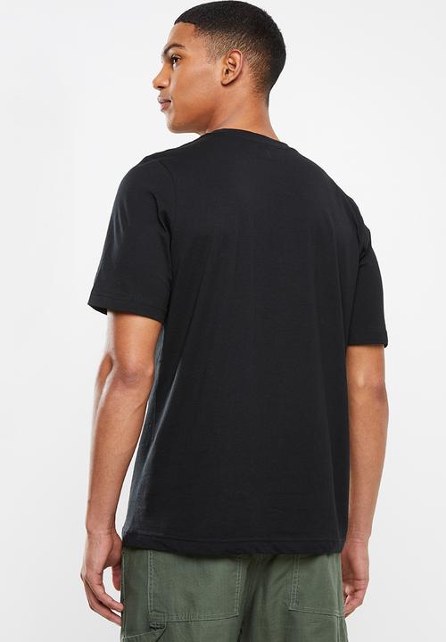 KAPPA - Logo zobi tee - black & red