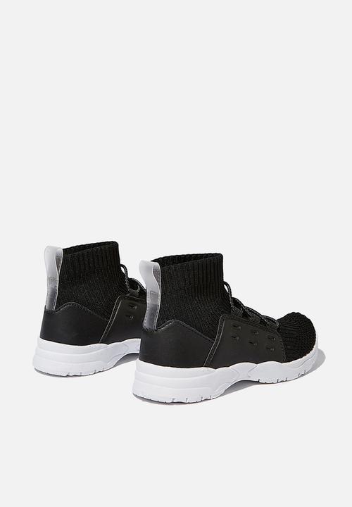Cotton On - Knit trainer - black