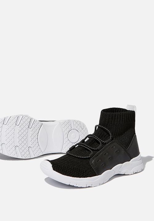 Cotton On - Knit trainer - black